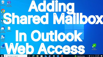 Adding Shared Mailbox in Outlook Web Access