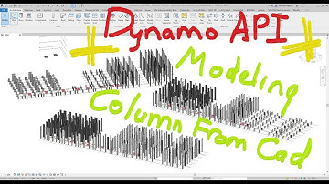 Modeling Columns From Cad - Dynamo API Python + Winform