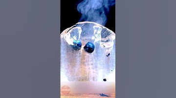 RHCB vs ice 🧊 #satisfying #experiment #science #asmr #rhcb