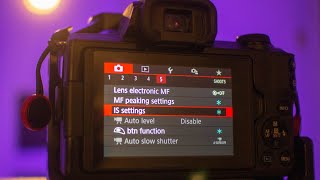 Canon M50/M50 MK II — Digital Image Stabilization