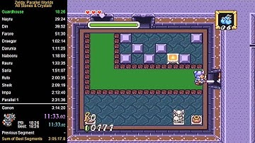 Zelda: Parallel Worlds | All Stones & Crystals Speedrun in 3:01:22