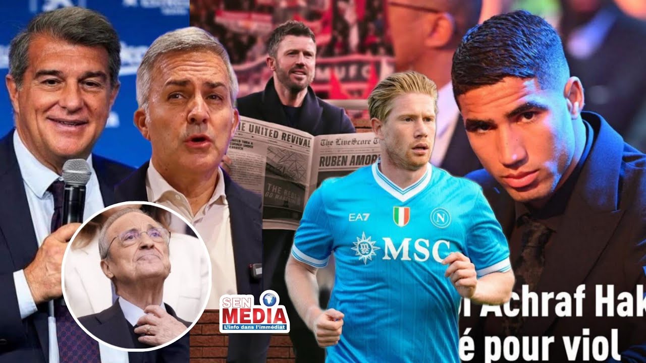 Laporta accusé d'être Donald Trump - Hakimi sera jugé - Carrick - Courtois - Vinicius - Prestianni 