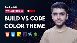 🔴 Build & Deploy your own VS Code theme From Scratch - Sunday Live with Waleed Codes