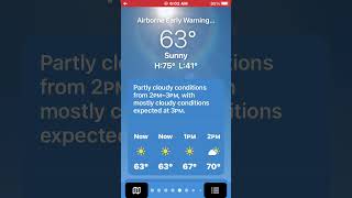Sunny Weather App #weather screenshot 1