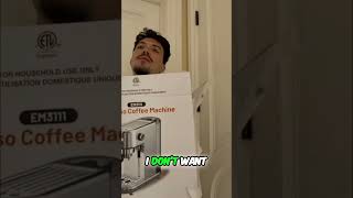 Unboxing a HUGE Espresso Machine! Streamer Life &amp; Fan Mail Haul! #shorts