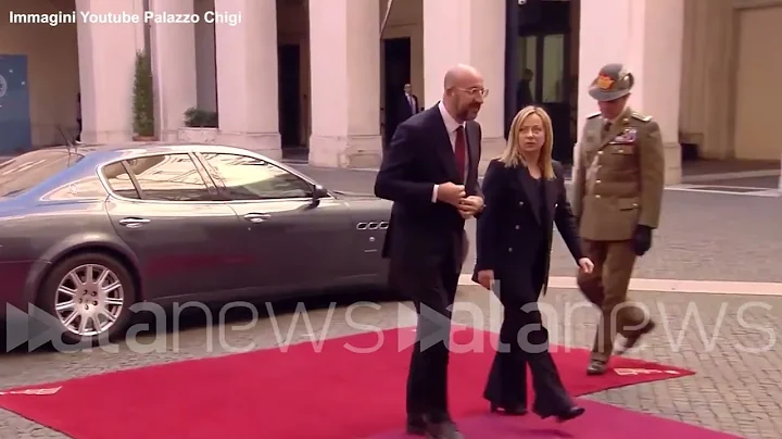 La premier Giorgia Meloni riceve Charles Michel a ...