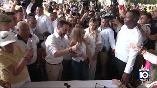 Pro-Trump candidate pulls ahead in Colombia presidential vote as ruling party sows doubt in results