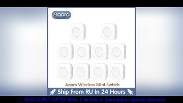 Aqara Wireless Mini Switch Zigbee Sensor One Key Control Button Smart Remote Control Home Automation