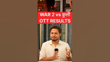 War vs coolie | OTT performance | #hrithikroshan #rajinikanth #jrntr