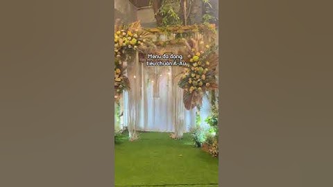 Tiệc cưới trọn gói ngoài trời chỉ 3,8tr! #shorts