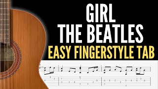 Girl – Easy Fingerstyle Guitar Tab