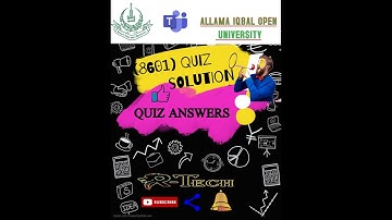8601 CODE WORKSHOP QUIZ SOLUTION ||B.ED Quiz Solution | AIOU Workshop Quiz | ROXX TECH |