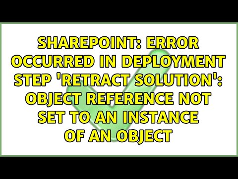Error occurred in
