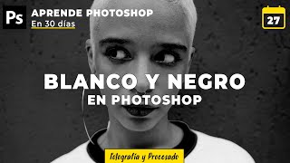 Convertir una imagen en Blanco y Negro con Photoshop | Día 27