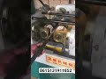 Automatic hydraulic thread rolling machine, thread processing