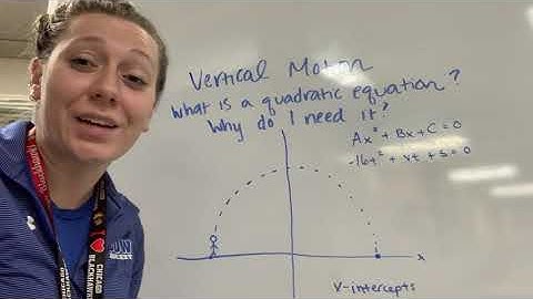 How Do Quadratic Equations Relate to Vertical Motion? (Part 1)