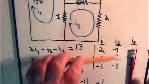 Electrical Circuits Video 15: Mesh Current Analysis Format Approach Example #2 Part A