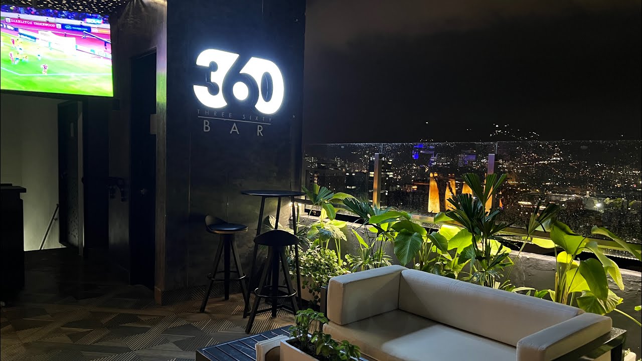 360 Rooftop Bar at Haven Hotel + room tour Medellín Colombia YouTube