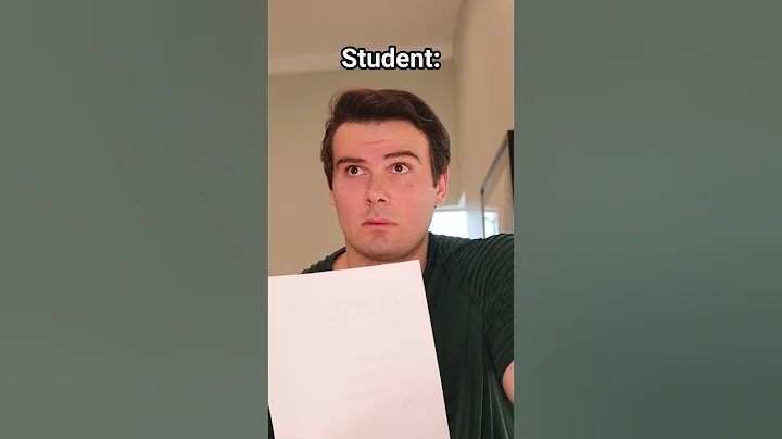 When The Teacher Says That The Exam Will Be Easy.