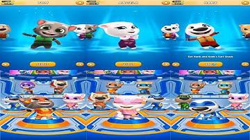 Talking Tom Jetski 2 VS Talking Tom Hero Dash Teamwork Superpower Talking Angela VS Tom VS Hank