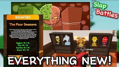 👀 EVERRYTHING NEW in the "Conker" glove UPDATE! | Slap Battles - Roblox