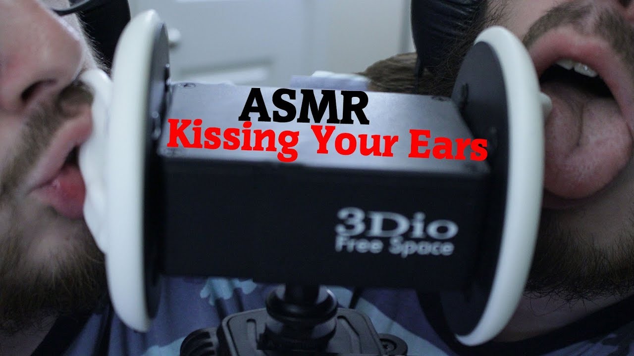 [ASMR] Kissing Your Ears! Ear to Ear Kissing and Breathing sounds