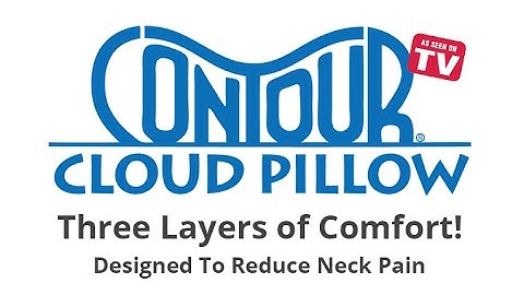 Original Contour Cloud Foam Neck Pillow Video