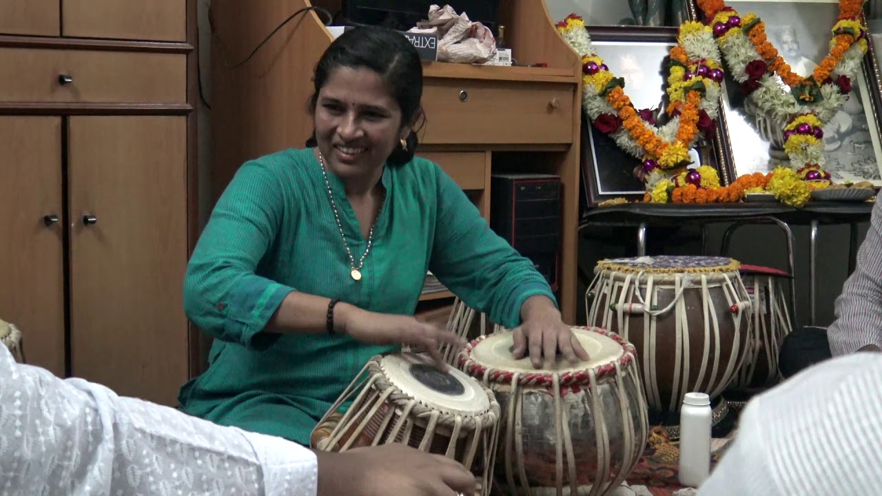 Tabla solo by Retnasree iyer in Guruji pt.Arvind Mulgoankar jis home @Mumbai