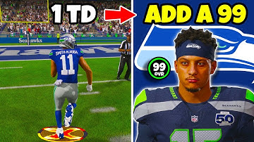 Score A Touchdown = Add A 99 Overall To The Seahawks