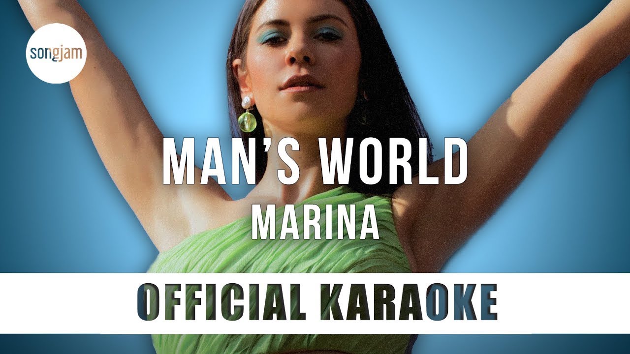 Marina - Man's World (Official Karaoke Instrumental) | SongJam