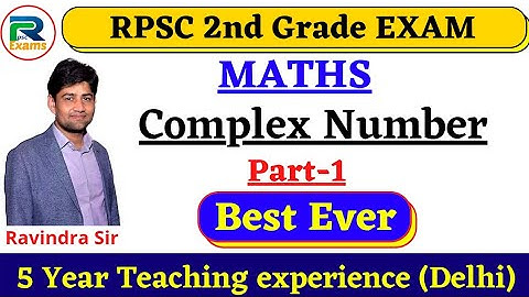 #Rpsc 2nd Grade Maths #Complex Number Part -1