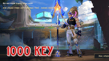 Tốc Chiến : Mở 1000 Chìa Khoá Hextech Lấy Skin Xin Zhao Tinh Võ Thương Thủ Hàng Hiệu