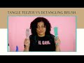 Tangle Teezer Vs Detangler brush