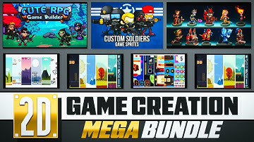 This 2D Game Asset Bundle is HUGE