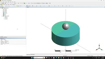 Simulation of Brinell hardness test in Ansys Workbench
