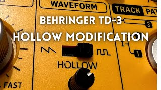 Behringer TD-3 Hollow Modification