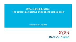 The Patient Perspective and Patient Participation Webinar