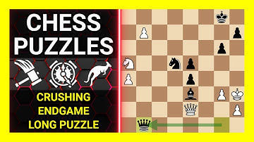 Chess Puzzles to Practice. Themes: Crushing, Endgame, Long puzzle. Learn Chess