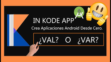 ✅ Curso de Programación Android con Kotlin desde cero Variables ✅