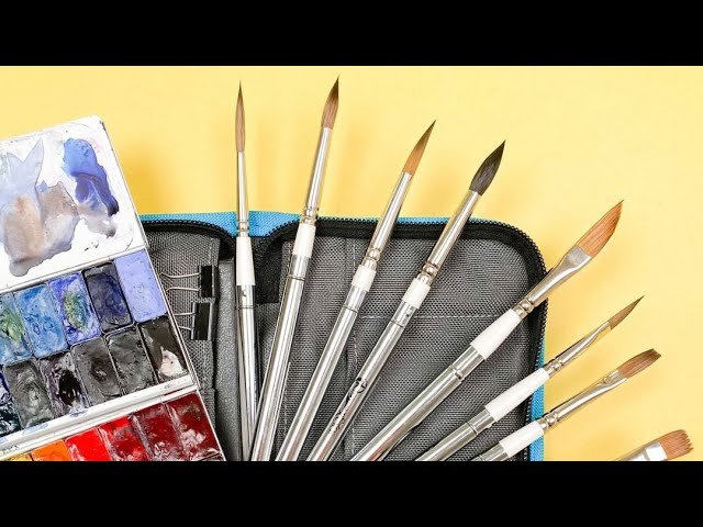 Jane Blundell Artist: Rosemary & Co Travel Brushes (full range