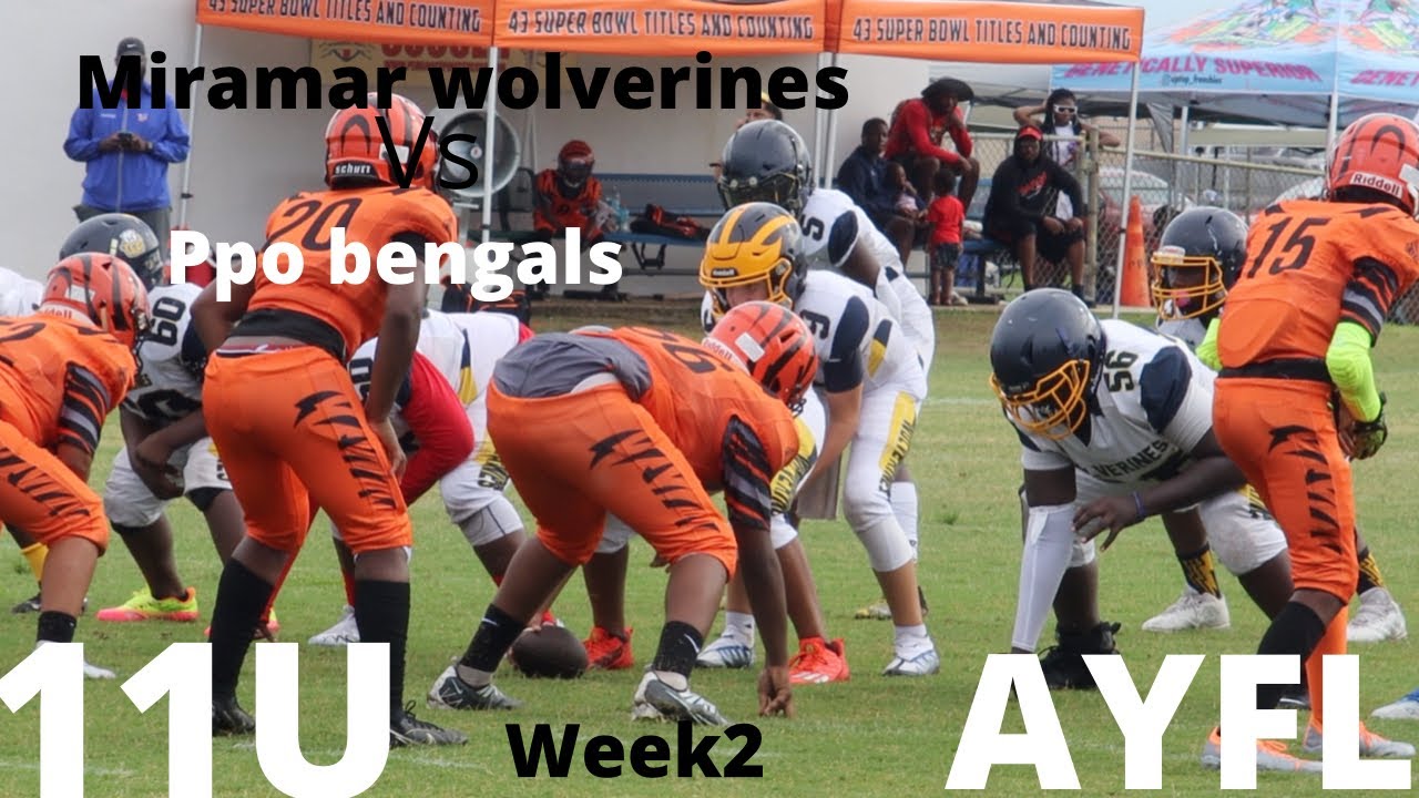 11U MIRAMAR WOLVERINES BLACKMOBB Vs PPO BENGALS 