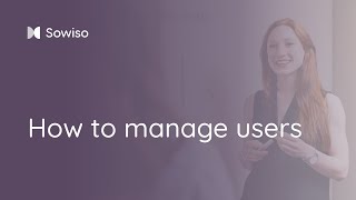 How to manage users