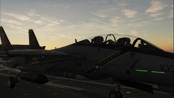 DCS World 2.5: F-14B Carrier Takeoff