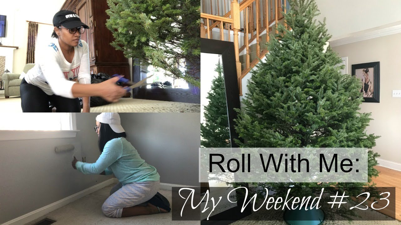 vlogs in spanish RWM: My Weekend #23, Working in Kayla's room and Finally had time to go and get a Christmas Tree