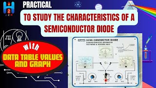 Study the Characteristics of a Semiconductor Diode | Physics Practical