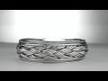 Making of a woven cuff