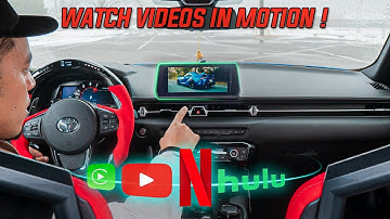 MK5 Supra FULL SCREEN CARPLAY And Screen Mirroring *VIDEO IN MOTION*