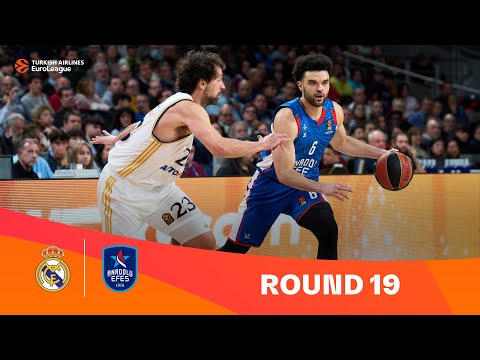 Real Madrid-Anadolu Efes Istanbul | Round 19 Highlights | 2023-24 Turkish Airlines EuroLeague