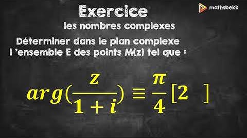 ensemble de points avec argument d