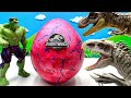 Dinosaurs In Big Dinosaur Egg! Let&#39;s Break Dinosaur Egg